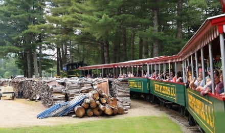 Enjoy a 2.5 Mile Train Ride at Clarks Trading Post